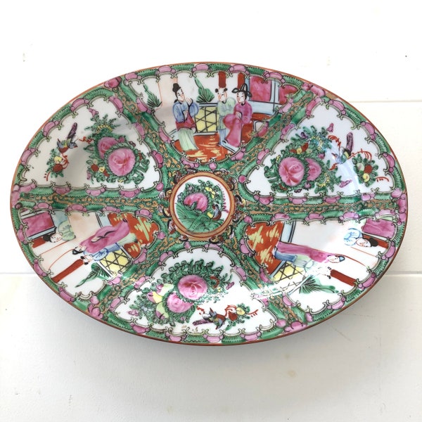 Vintage Rose Medallion Platter