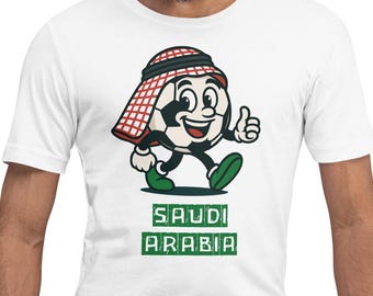 Saudi Arabia Football Fan T-Shirt | Soccer Spirit Tee | Green Football Support Shirt