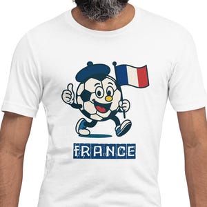 France Football Fan T-Shirt: Les Bleus Mascot, World Cup 2026
