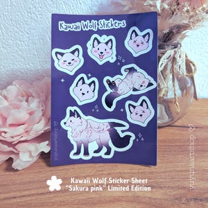 Kawaii Wolf Sticker