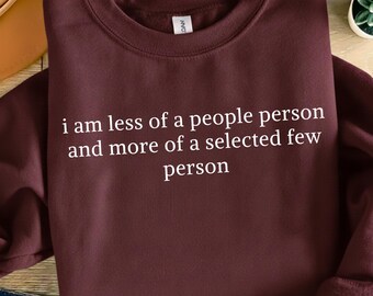 Soy una persona poco sociable SVG PNG, camiseta con cita de persona introvertida, camiseta sarcástica PNG, cita de humor minimalista SVG (descarga digital)