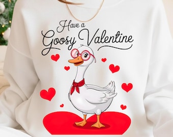 Imágenes PNG de San Valentín con ganso, imágenes PNG de San Valentín con ganso gracioso, imágenes prediseñadas de San Valentín con ganso lindo (descarga digital)