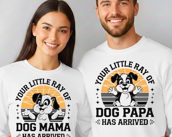 Camiseta de perro a juego para parejas, PNG, Papá y Mamá Perro, PNG, Padres Perros, Camiseta para Parejas, Regalo para Mamás y Papás Perros, PNG (Descarga Digital)