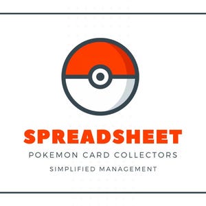 Spreadsheet for Pokemon Card Collectors EN : Simplified Management !