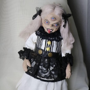 Celestine / HIGHLY ACTIVE HAUNTED Doll /Spirit Companion/Porcelain Doll/Gothic Horror Doll/Haunted Vessel/Clown/Collectible/ 100% Handmade