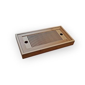 Rectangular bamboo light chaban 14x27x3.5cm, for tea parties