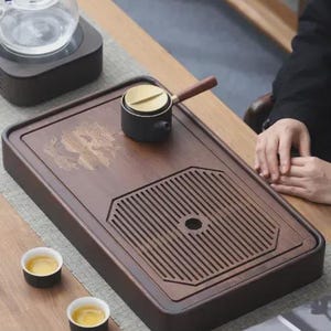 Shepherd for tea ceremony, tea table "Chen" Dimensions: 48 cm * 28 cm * 5.5 cm