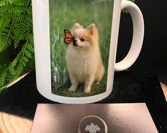 Taza con foto personalizada con nombre, frase o dedicatoria.