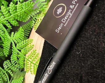 Bolígrafo LED personalizado con nombre grabado – Bolígrafo luminoso | Regalo para la oficina, compañeros y personas especiales