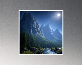Lunar Serenity Magnet