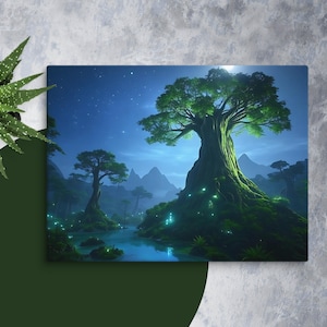 Luminous Twilight Haven Canvas Print
