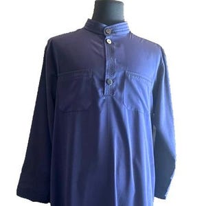 Christian Priest embroidered   Blue cassock  Russian style Monk robe Orthodox church Clergy clothes
