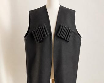 Traditional Caucasian Chokha Vest – Handmade Georgian National Clothing