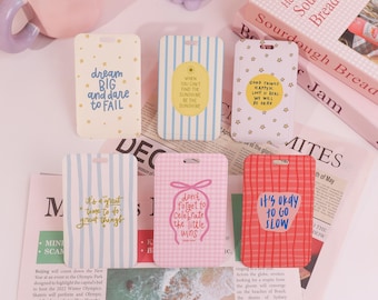 Movie Quote Customized Badge Holder,Slide Closure Id Holder,Pretty ID Holder,Transparent Card Protector,Add on for Lanyard,Gifts for teacher
