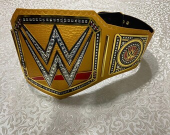 New World Heavyweight Championship Wrestling Golden Replica Title Belt 2MM Brass