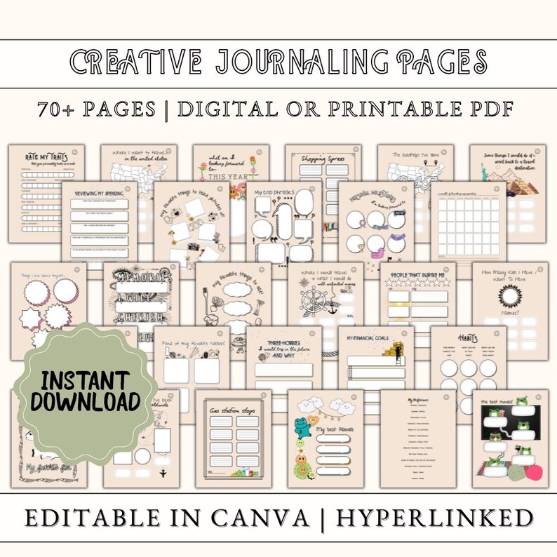 Fun Journal Prompts for Adults, Creative Journal Ideas, Journal Prompts for Young Adults ...