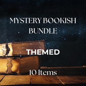 Themed Book Lover Mystery Box: 10 Surprise Stationery & Reading Items