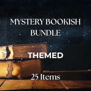 Mystery Book Lover Gift Box: 25 Themed Bookish Surprise Items