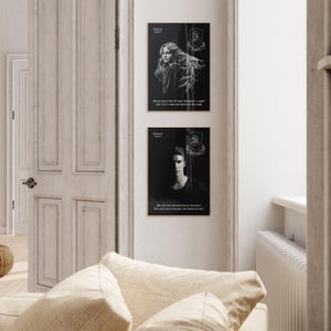 Impresión moderna de amor entre Romeo y Julieta, obra de arte romántica, póster de Capuleto y Montesco, arte de pared con cita de William Shakespeare, decoración de literatura clásica
