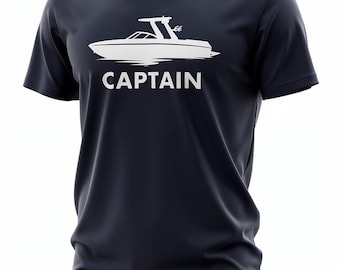 Boating T-shirt, Boating gift for him, Wake Surf Boat Captain Shirt, Wake Surf Boating Gift, Dad Wake Surf Tee, Nautical Tee, Dad Boat gift