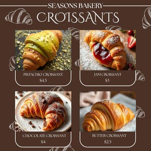 Editable Bakery Canva Templates | Social Media Kit For Bakers & Cake Shops | Instagram and Facebook Posts