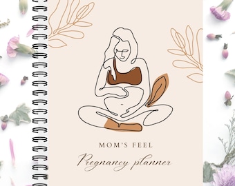 Printable Pregnancy Planner: A4 Journal & Tracker (Digital Download)