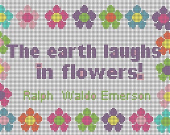 The Earth Laughs in Flowers Cross-stitch pattern pdf