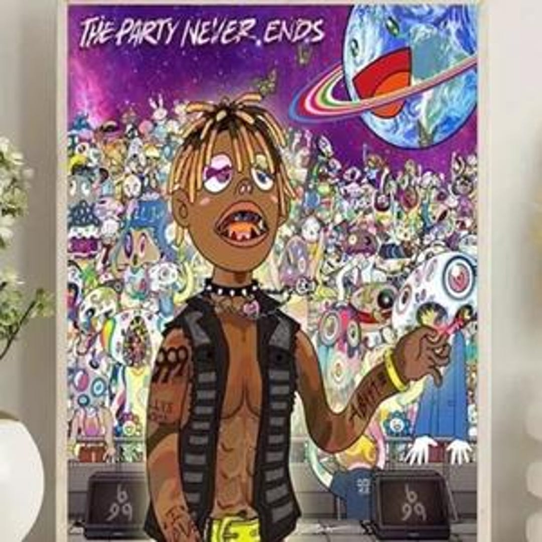 Juice WRLD - the Party Never Ends Vinyl 2LP NEU , Poster Home Decor ...