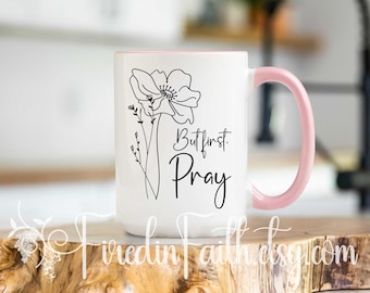 Taza de café cristiana / Taza con versículo bíblico / Taza inspiradora / Regalo de fe / Regalo religioso / Regalos cristianos para mujeres / Taza con las Escrituras / Oración