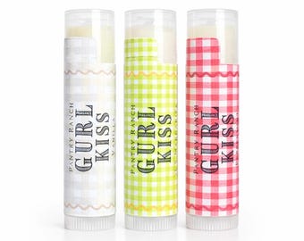 Tallow Lip Balm | Gurl Kiss | Naturlig Chapstick | Ren + Närande Läppvård
