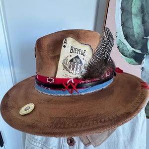 Good Luck Fedora - Cowboyhut aus dunkelbraunem Wollfilz