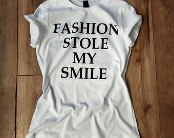 Fashion Stole My Style • Victoria Beckham inspired quote shirt • Spice Girls shirt • stylish quote shirt • posh spice shirt