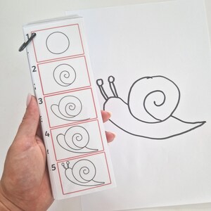 Impara a disegnare – Set di 28 carte da disegno plastificate per bambini / Schizzi di animali, veicoli e oggetti passo dopo passo