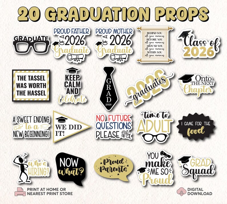 2026 Graduation, Graduation Photo Booth, Printable Graduation Props, Class of 2026, Graduation Party Props, Printable Party Decor, Graduation Party Supplies,Graduation Sign, Custom Photo Props, Printable Graduation Signs, DIY Graduation Props, Graduation Photo Cutouts,  2026 Graduation Party,  Graduation Printable, Graduation Decorations, Graduation Props Printable, Party Photo Props, Graduation Gifts, Instant Print Graduation, Graduation Celebration, Graduation Event Decor, Class of 2026 Decor,