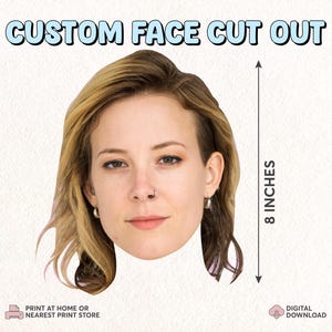 Visage sur un bâton | Éventails personnalisés | Cadeaux drôles d'enterrement de vie de jeune fille | Découpe grosse tête pour accessoires d'événement DIY | Découpe grosse tête de bachelorette