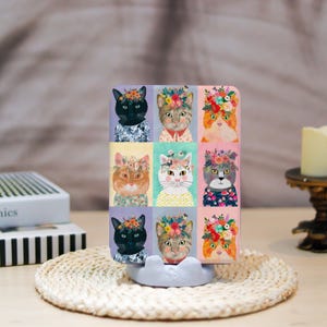 Cat Painting Kindle Case,Paperwhite Kindle Cover,Kindle12th/2024,Kindle basic 2024,PaperWhite 10th 11th 12th, Custom Kindle 6&#39;&#39;/6.8&#39;&#39;/7&quot;Case
