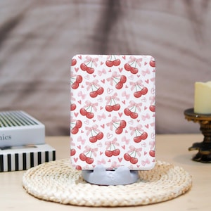 Cherry Kindle Case,Paperwhite Kindle Cover,Kindle 12th/2024,Kindle basic 2024,PaperWhite 10th 11th 12th,Custom For Kindle 6&#39;&#39;/6.8&#39;&#39;/7&quot;Case