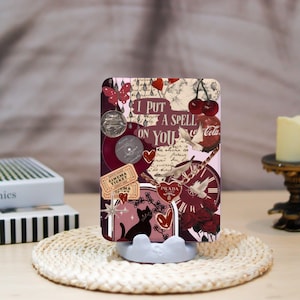 Red Collage Kindle Case,Paperwhite Kindle Cover,Kindle 12th/2024,Kindle basic 2024,PaperWhite 10th 11th 12th,Custom Kindle 6&#39;&#39;/6.8&#39;&#39;/7&quot;Case