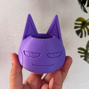 Vaso da fiori Bob the Blueberry di Animal Crossing, stampato in 3D, vaso per gatti pigri, regalo per fan Nintendo, decorazione per giocatori, regalo di compleanno, 3 misure