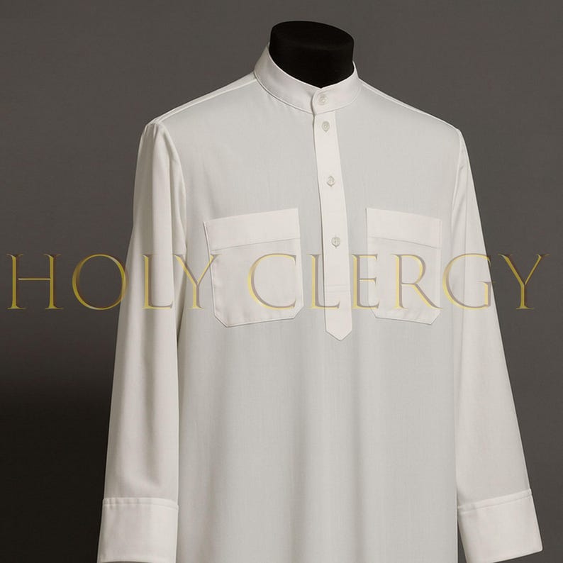 Priest Robe Russian Russian Orthodox Priest Cassock –white Traditional Clergy Robe ...