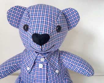 Memory Bears | Handmade | Keepsake | Loss | Memorial | Bereavement | Loved Ones | Clothes