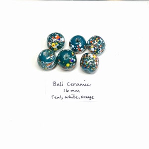 Round Ceramic Beads