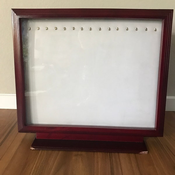 Wood with Glass Cover Display Case