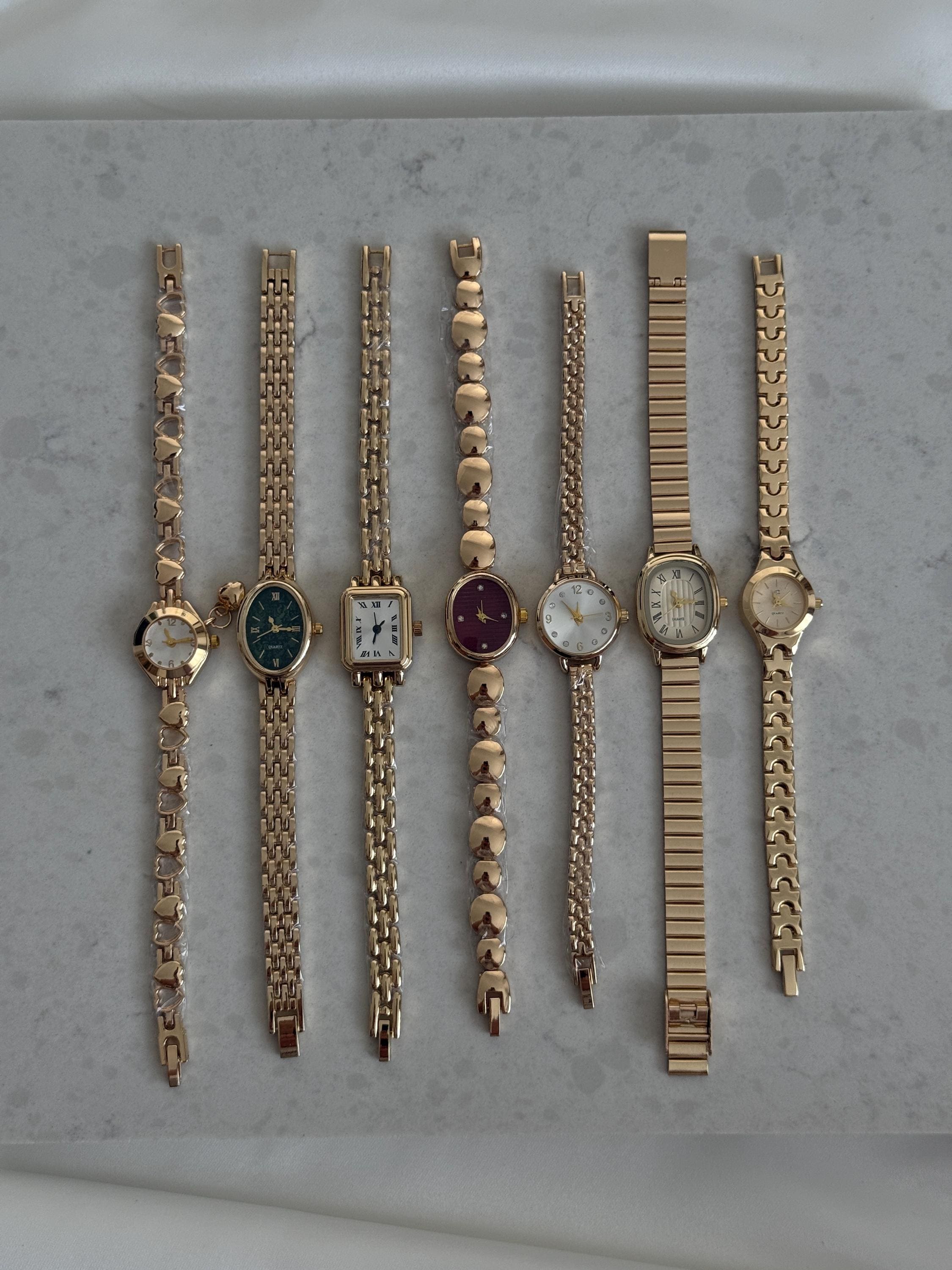 Square gold watch - Etsy 日本