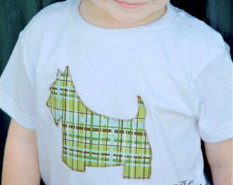 Scottish Terrier baby one-piece bodysuit or toddler t-shirt - You pick the fabric