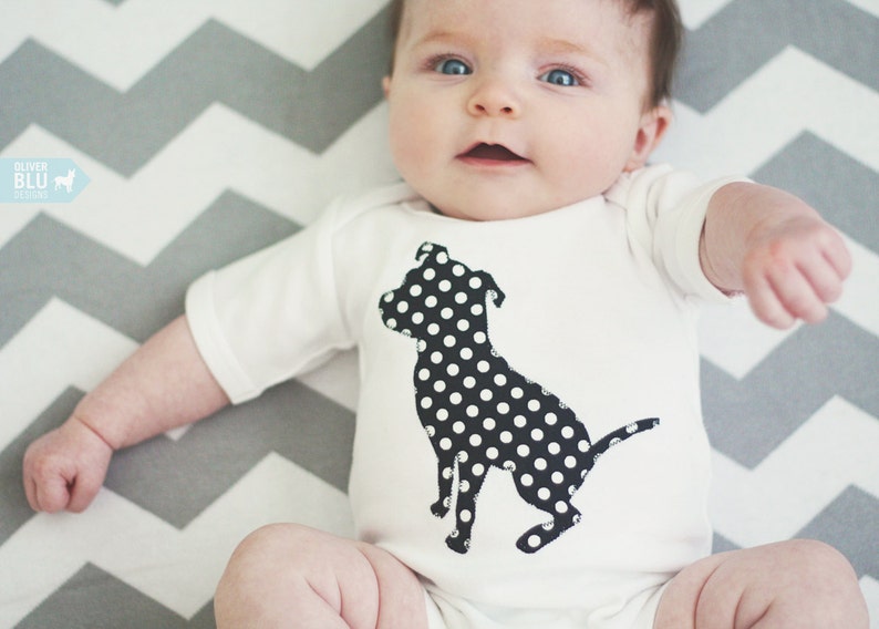 Pit Bull baby one-piece bodysuit or toddler t-shirt You pick the fabric image 3