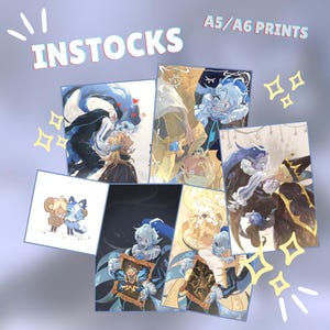 Cookie Run: Kingdom Prints [Schattenmilch Keks & Vanille Keks]