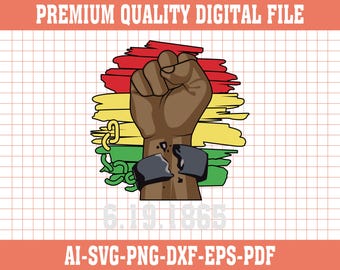 Archivo SVG de puño de Black Lives Matter: Mano de la Libertad (Diseño digital)