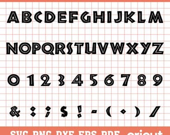 Fuente Hakuna Matata, SVG Cricut Silhouette (Descarga instantánea)