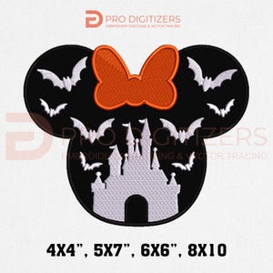 Mickey Mouse Halloween Embroidery Design | Cute Disney Halloween Machine Embroidery Pattern | Digital Download By Pro Digitizers